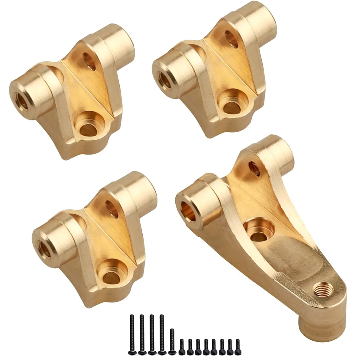 Heavy Duty Brass Front Rear Axle Lower Shock Mounts for TRX-4 1/10 RC Crawler Car Upgrade Parts