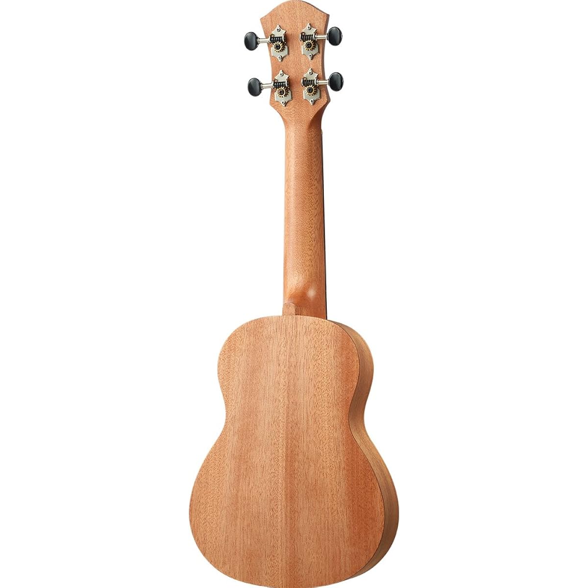 [aNueNue Rainbow Ukulele] Thunder M Series aNN-TM1E Soprano Ukulele with Pickup (Mahogany Top Single Plate with Gear Peg Case)