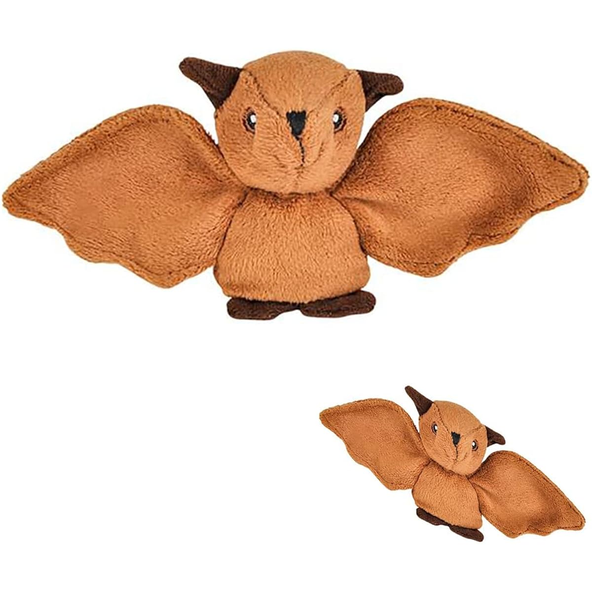 The Dreidel Company Plush Mighty Mights 3.5" Stuffed Animal Super Soft Cuddly Animal Toy Classroom Decor for Boys and Girls (Bat)