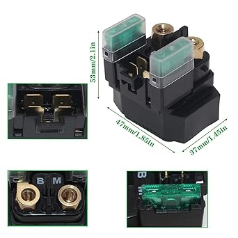 ATV Starter Solenoid Relay for Yamaha YFM 350 400 450 660 Raptor Grizzly Kodiak Wolverine Big Bear 2003-2008