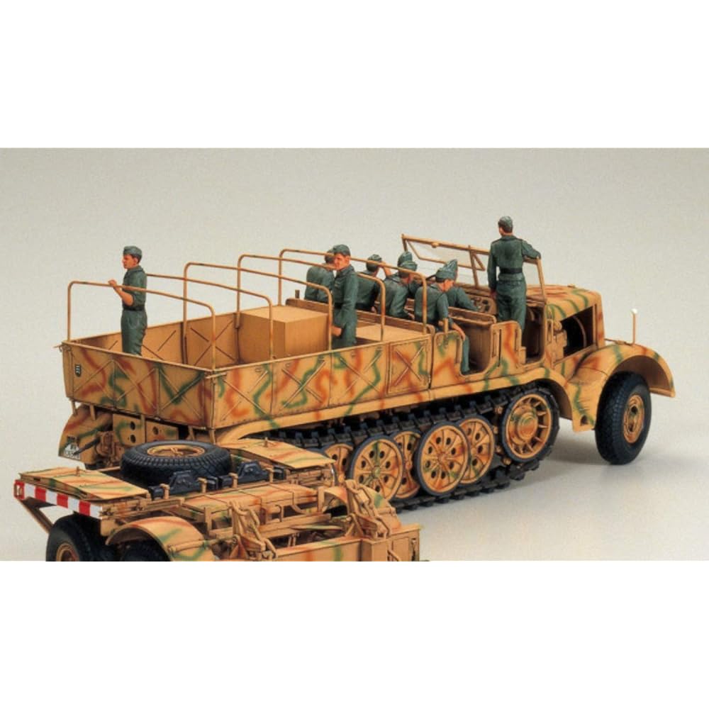 Tamiya 1/35 Military Miniature Series No.246 German Army 18 Ton Heavy Half Track Truck Tank Carrier Plastic Model 35246