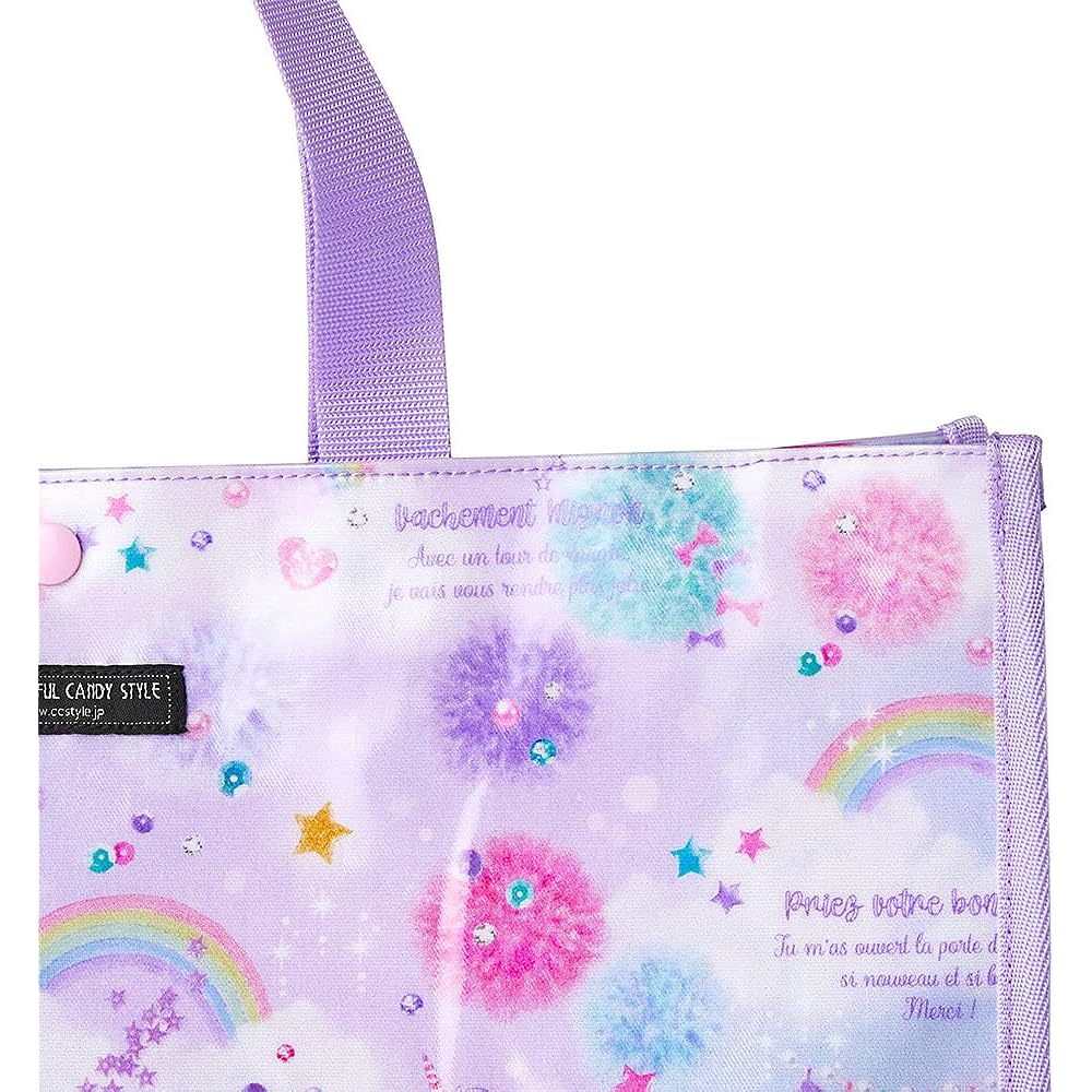 COLORFUL CANDY STYLE Pool Bag Girls Children Vinyl Waterproof Water Repellent Swimming Bag Unicorn Fantasy CGN0354800