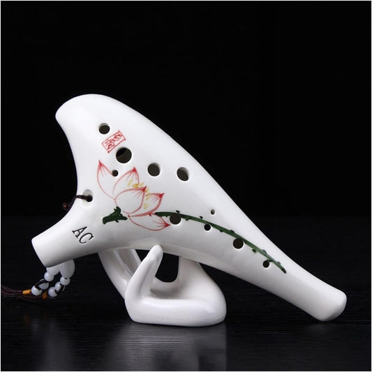 12 Hole Ocarina Musical Instrument Alto C Key Ceramic Ocarina Adult Professional Performance Instrument Ocarina Musical Instrument (3)