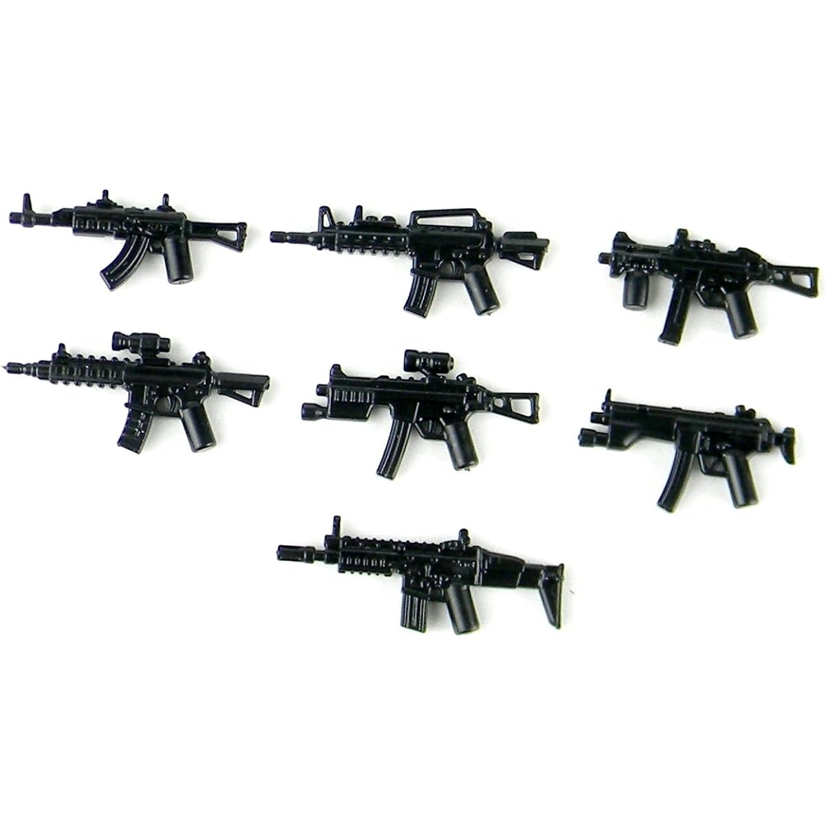 Custom Modern Combat Weapons Pack (P18) Designed for Brick Minifigures