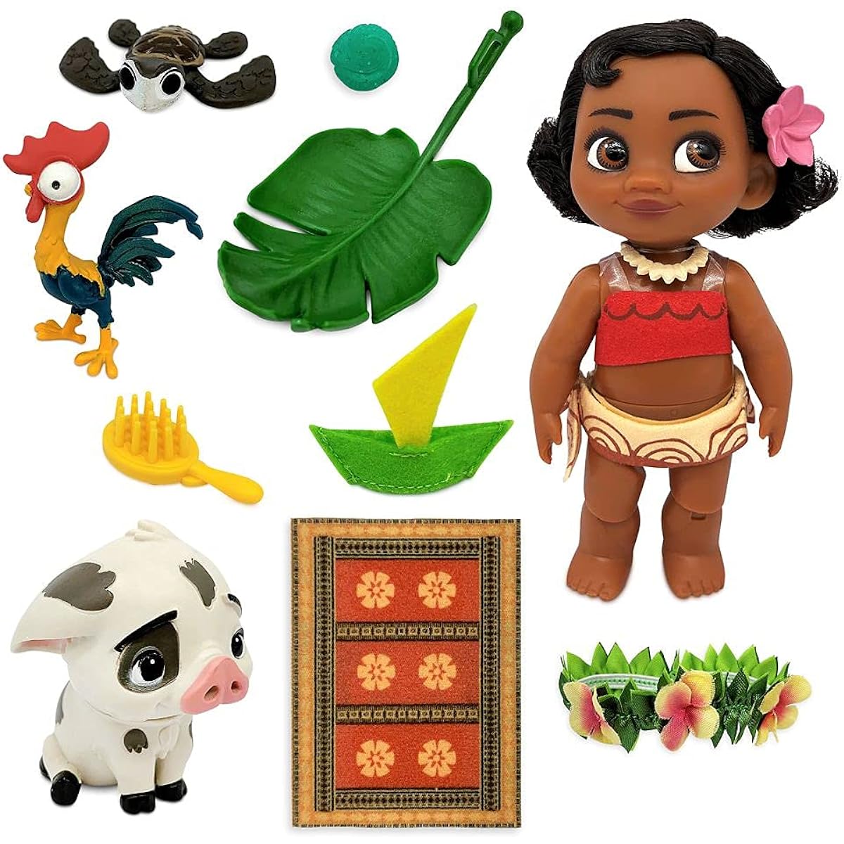 Disney Moana Animators' Collection Mini Doll Play Set – 5 Inches