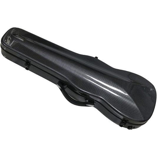 Violin Case Full Size 4/4 Carbon Fiber Full Size Violin Box Carry Protect Violin White Black Color,Black
