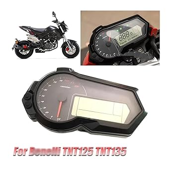 LED Indicator Odometer Fits Benelli TNT125 TNT135 BJ125-3E Motorcycle Digital Speedometer Instrument Assembly Odometer LCD Instrument Display