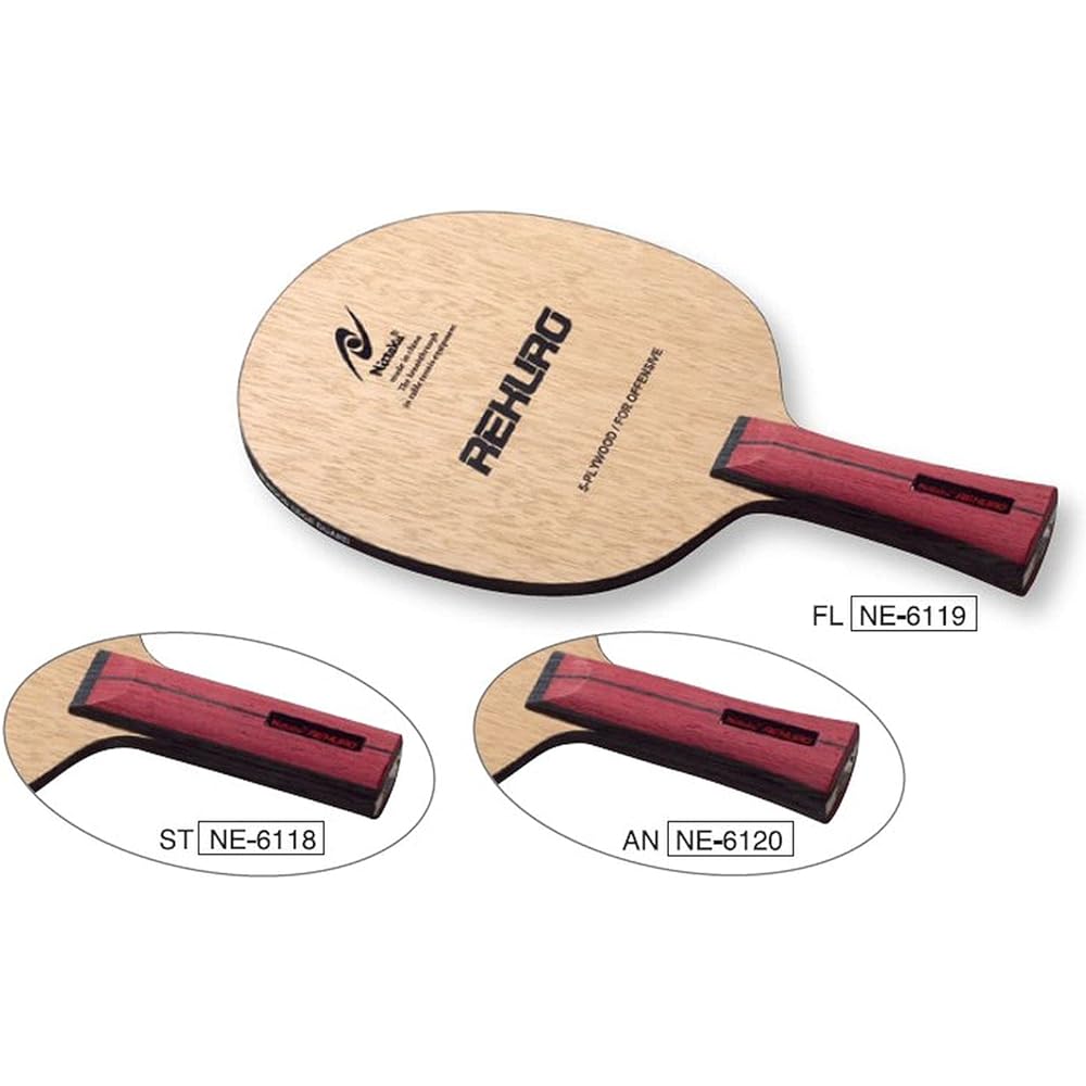 Nittaku Table Tennis Racket Recro AN Shakehand Attack 5 Pieces Plywood Anatomic NE-6120