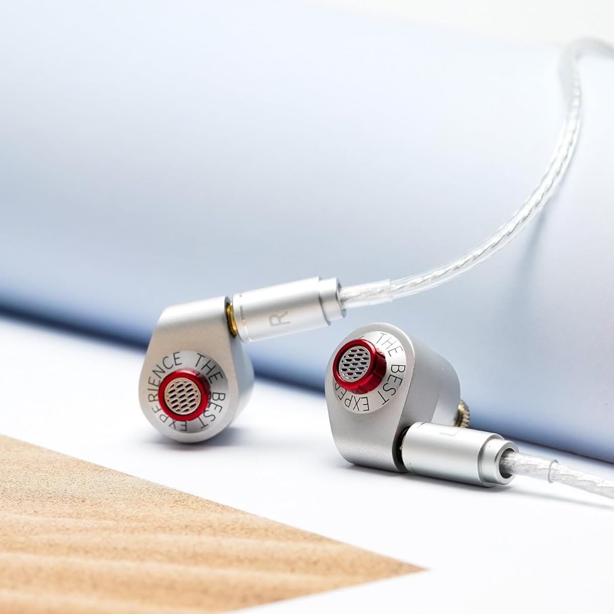 HiFiGo BGVP P05 Single Dynamic Driver In-Ear Monitor 10mm PU + Ceramic DD IEMs In-Ear Earphones with Adjustable Tuning Filter and Replaceable MMCX Cable (3.5mm with Microphone)