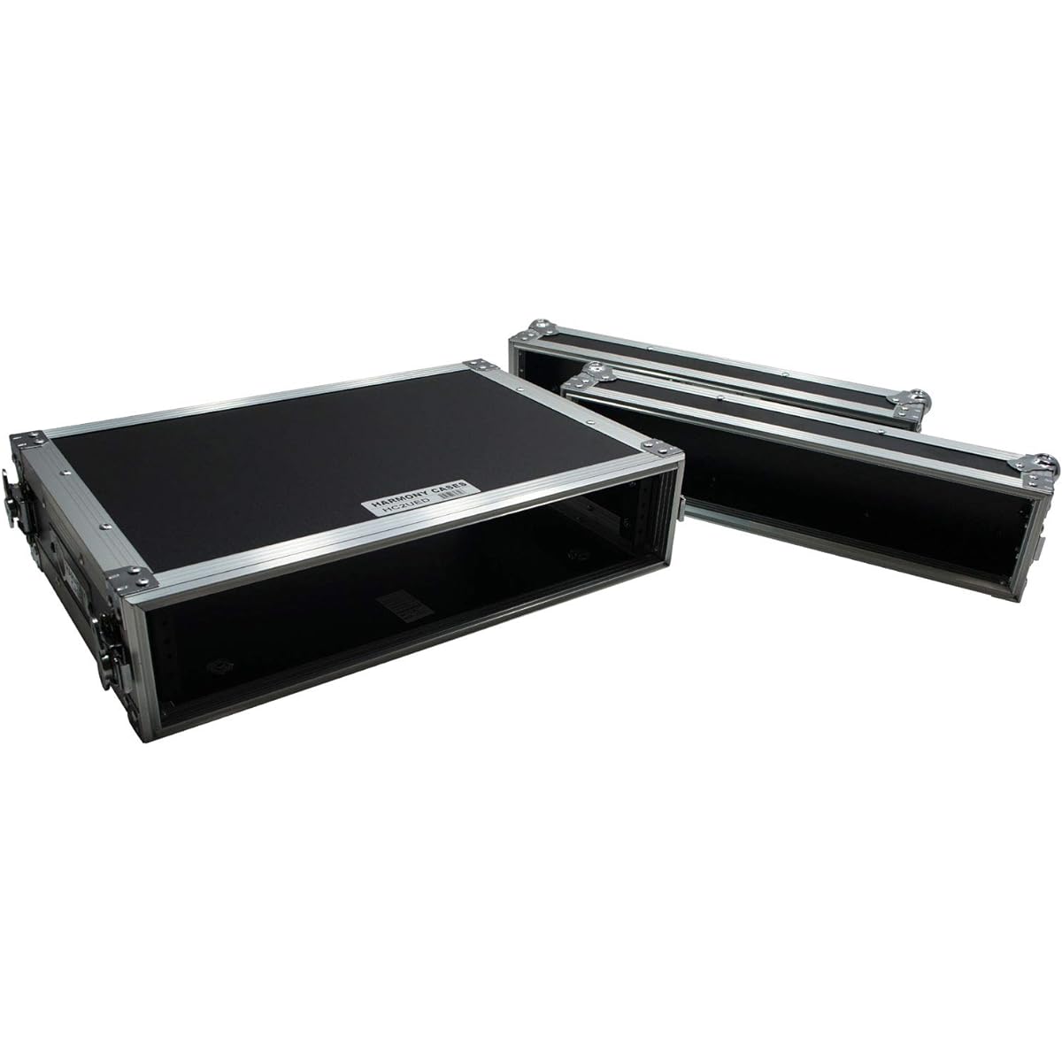 Harmony Cases HC2UED Pro DJ Flight 2U FX Effect 16" Deep Loaded Vertical Case