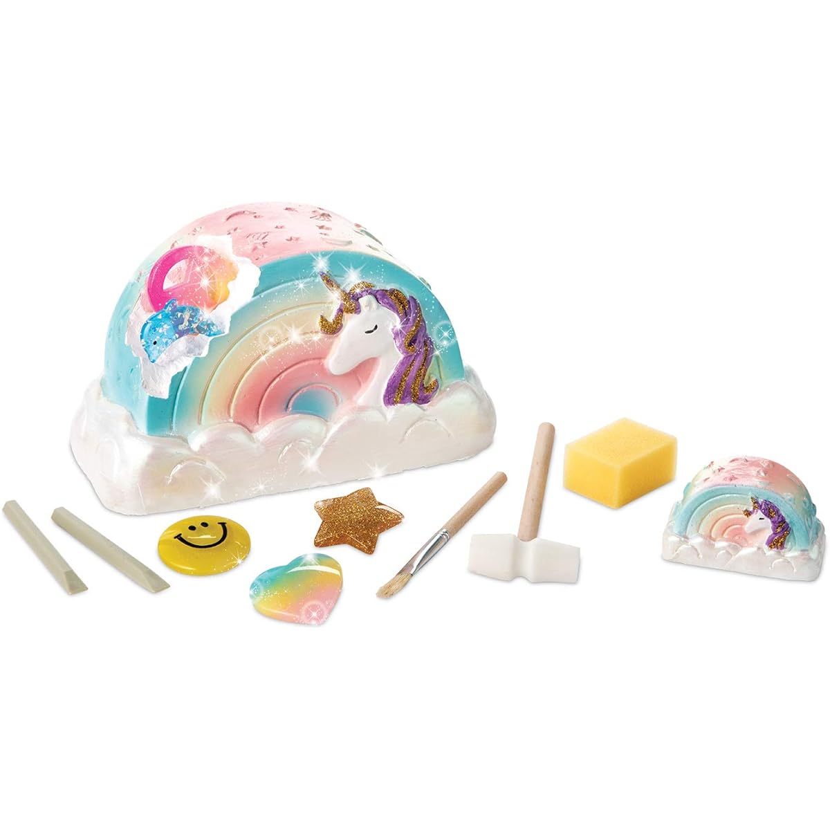 MindWare Dig It Up! Rainbow Discovery: Giant Empowerment Project for Kids - Dig for 13 Inspirational Charms - Includes Belief in Yourself Message and Bonus Dig-It-Up Fun Fact Poster