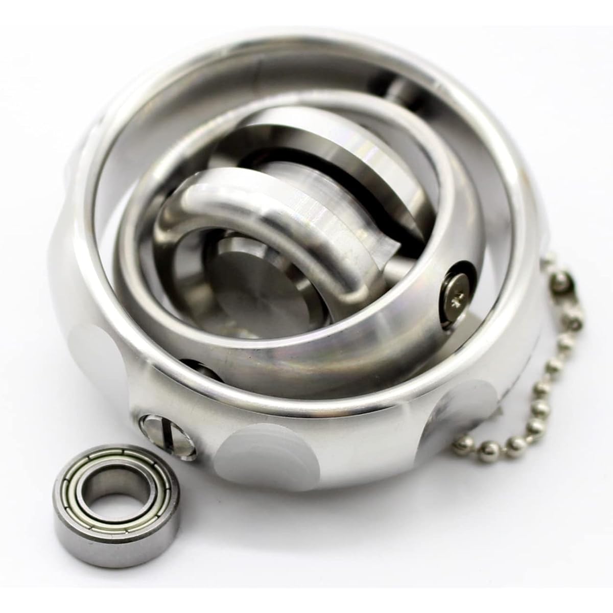 Stress Relief Toy Metal Gyro Fingertip Toy Rotating Balance Toy Alloy Material Precision Machining Process Can Be Disassembled and Assembled DIY