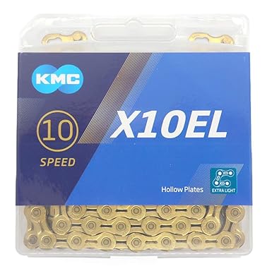 KMC X10EL Chain 114Links for 10 Speed/10S/10 Speed/10speed (Silver) [Parallel Import]