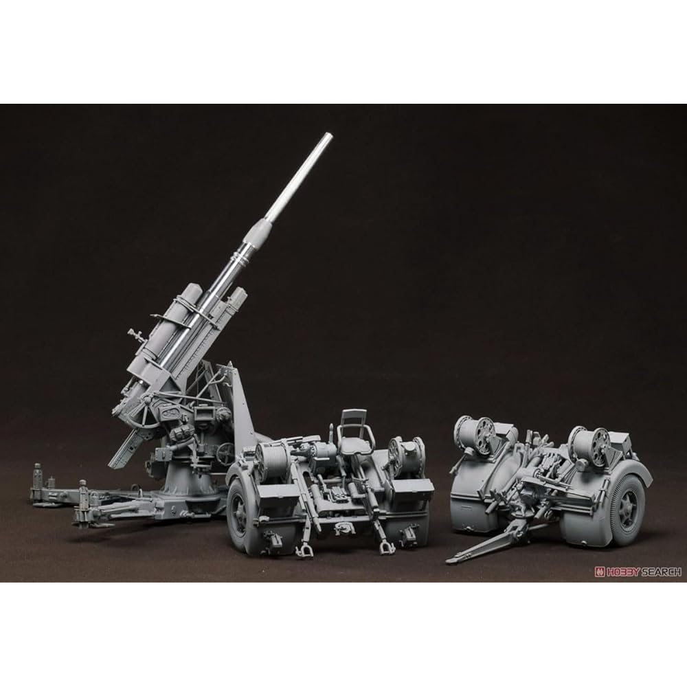 Border Model 1/35 German Army 88mm Cannon Flak36 w/Artillery Figure Plastic Model BT013 Molding Color