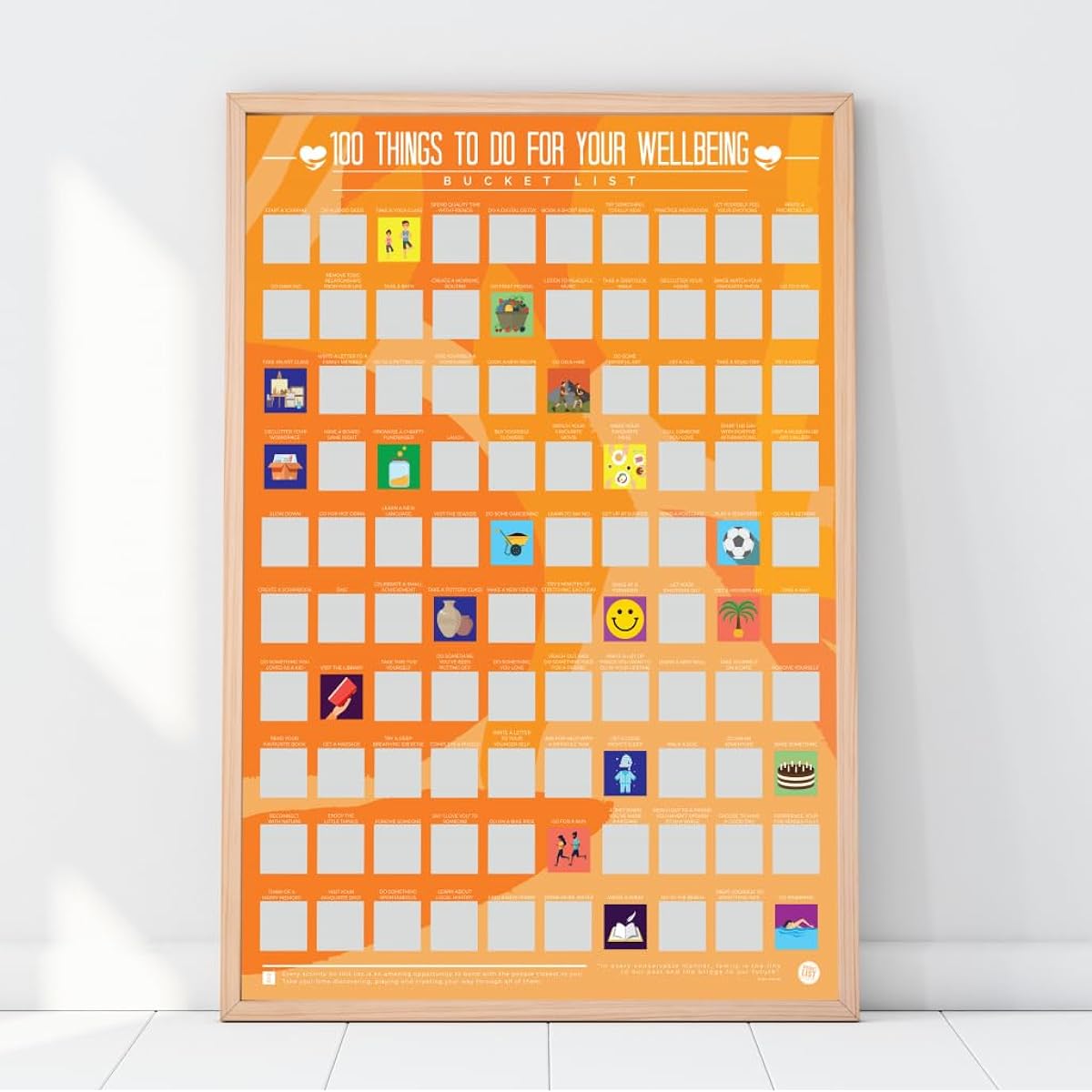 100 Things to Do for Wellbeing Bucket List