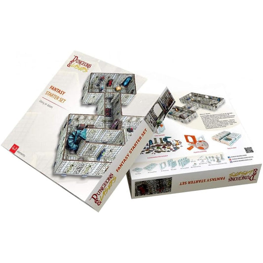 Archon Studio Dungeons & Lasers: Fantasy Starter Set Unpainted and Unassembled - Tabletop & RPG Terrain Game Set for Dungeons & Lasers - 286 Pieces, Ages 14+ (ARCDNL0026)