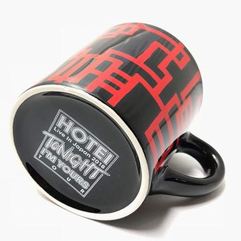 Tomoyasu Hotei HOTEI Live In Japan 2018 ~TONIGHT I'M YOURS TOUR~ Official Goods Mug 2018 BLACK×RED
