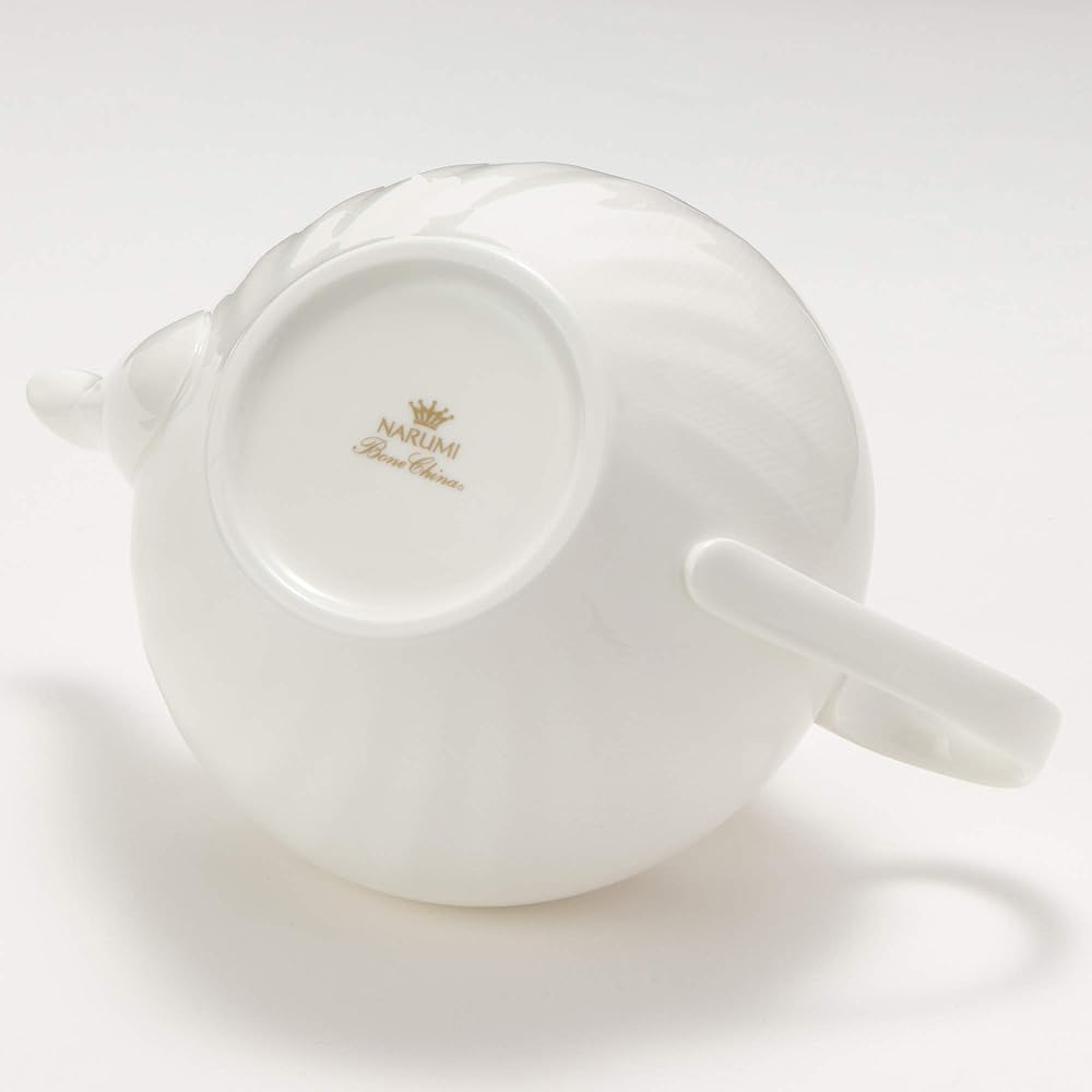 NARUMI Tea Pot Sense White 840cc Dishwasher Safe 840cc 51800-4687