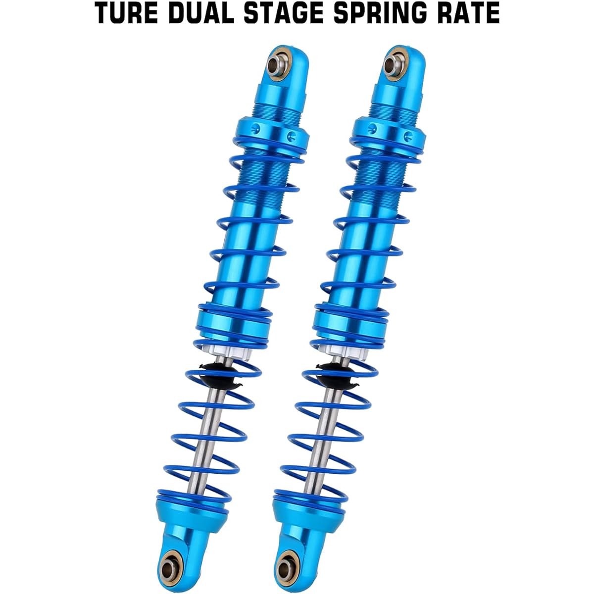 INJORA Oil Adjustable Metal Shock Absorber Damper for 1/10 RC Car Truck Crawler Axial SCX10 TRX4 D90 (100mm)