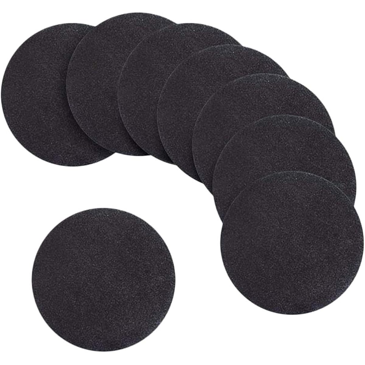 HEALLILY 8 Pieces Black Round Painting Cardboard Panels Mandala Dot Drawing Painting Art Supplies