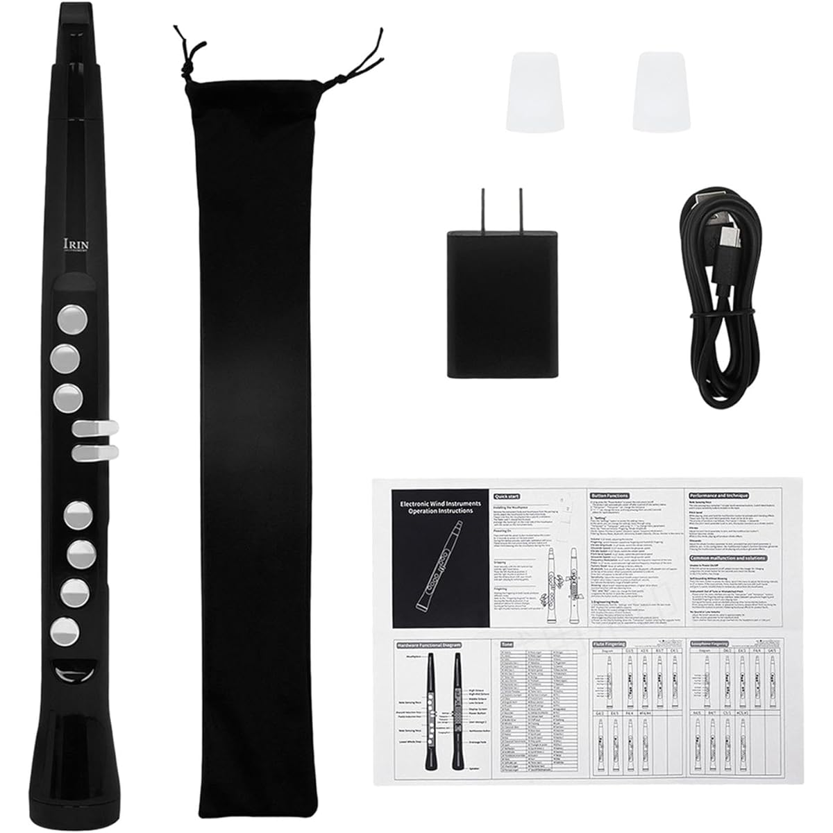 Oshhni Portable Woodwind Instrument Mini Saxophone Blow Sensitivity Adjustable Wind Instrument Simple Saxophone for Music Lovers, Black