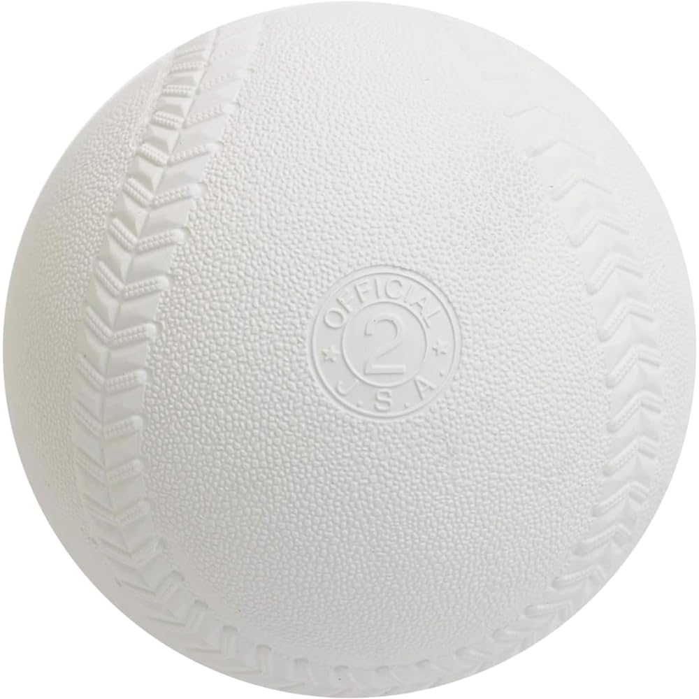 Naigai Rubber Softball (Public Incorporated Foundation) Japan Softball Association Certification Ball No. 2 White 6 Balls