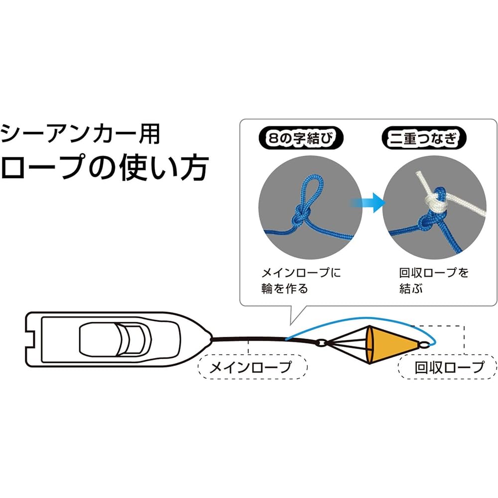 BMO JAPAN Main Rope φ10mm12m BM-SAMR-1200