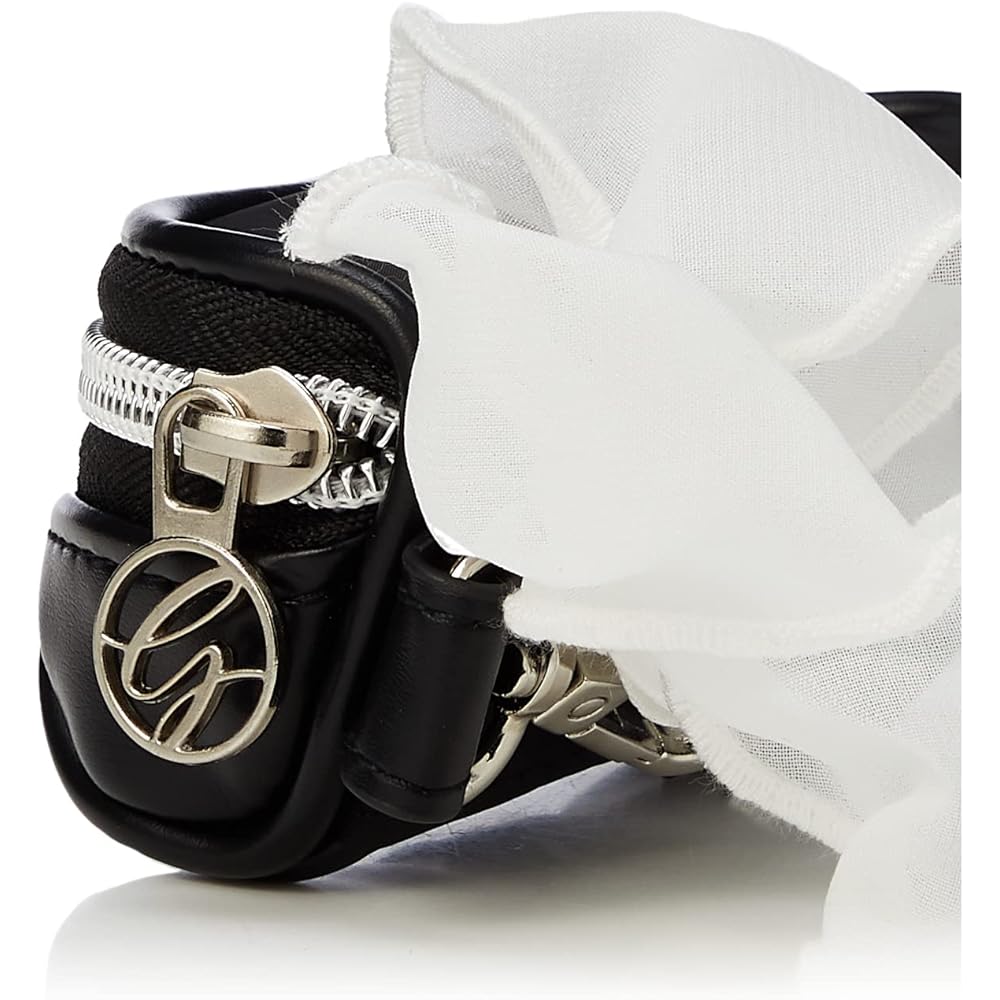 [DESCENTE GOLF] Golf Ball Holder [LUXE] Holds 2 Balls with Tee Holder Luxury Elegant Stylish DQCTJX61 Women's BK00 (Black)