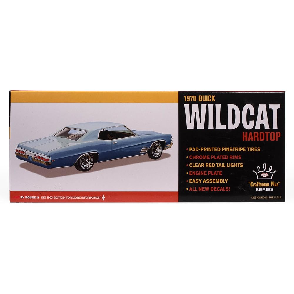 AMT 1/25 1970 Buick Wildcat Hardtop Plastic Model AMT1379