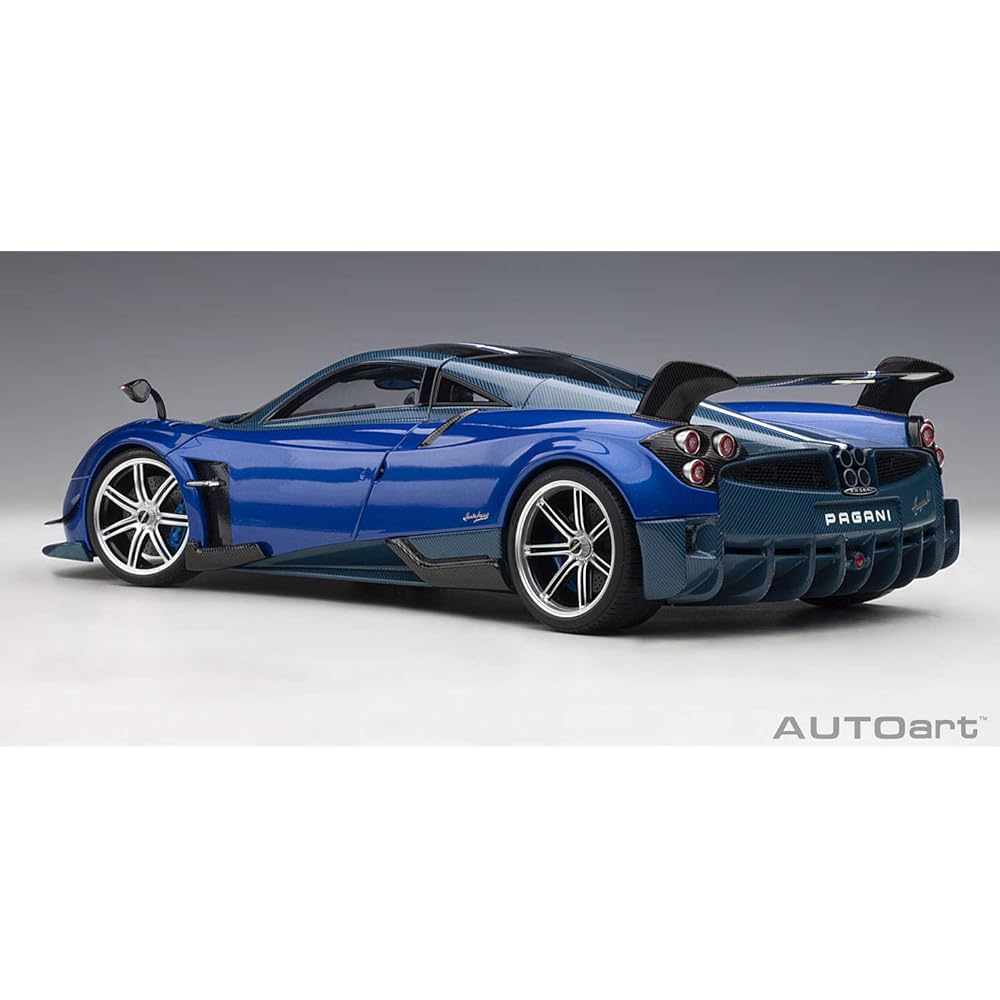 AUTOart 1/18 Pagani Huayra BC Metallic Blue/Blue Carbon Finished Product 78277