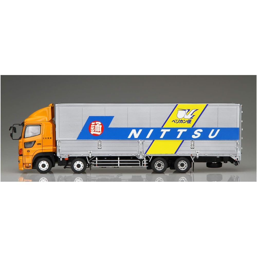 Aoshima Bunka Kyozaisha 1/32 Heavy Freight Series No.10 Hino Profia FW Nippon Express Pelican Delivery Plastic Model