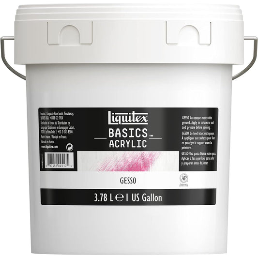 Liquitex Professional White Gesso Surface Prep Medium 128oz 1041018