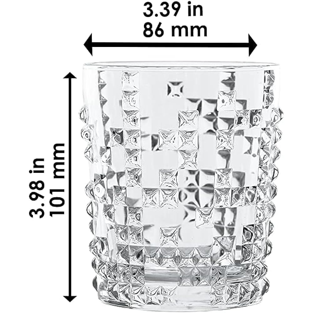 Nachtmann Tumbler Clear 348ml Punk Whiskey Tumbler 99503 4 pieces