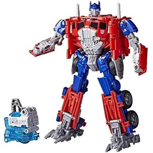 Hasbro Transformers Rise of The Beasts Autobots Unite Optimus Prime Action Figure with Core Accessories Ages 6+, F4914, Red, Gray, Blue, Silver.