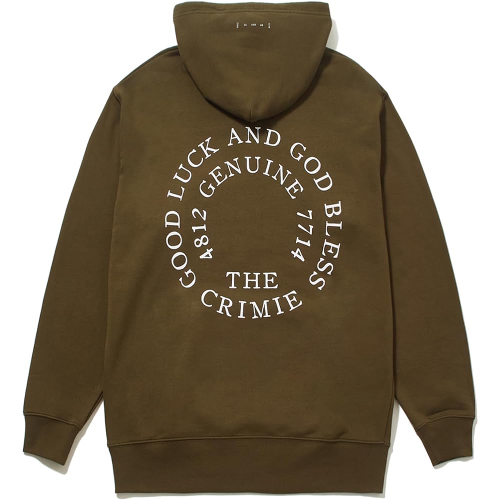 [Climy] CIRCLE LOGO SWEAT HOODIE Circle Logo Sweatshirt Hoodie Setup Men's Brand Adult