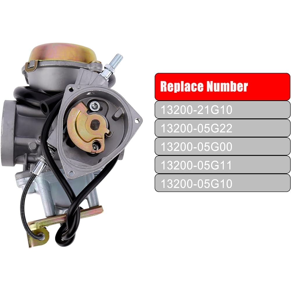Ozark 250 Carburetor Suzuki LT-F250 Ozark 2002-2009 2012-2014 LT-Z250 QuadSport Z 2004-2009 Replacement # 13200-21G10 13200-05G22