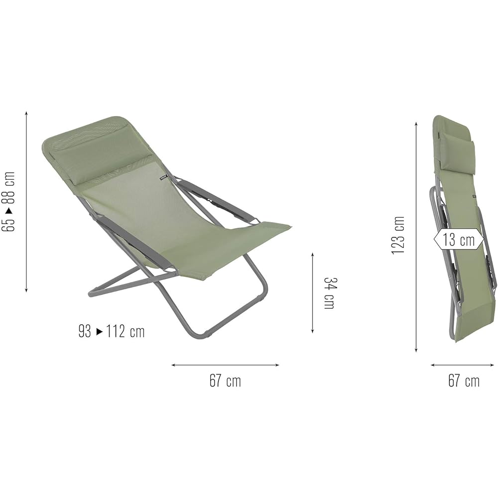 Lafuma Outdoor Chair Lounger (Transabed Duo)