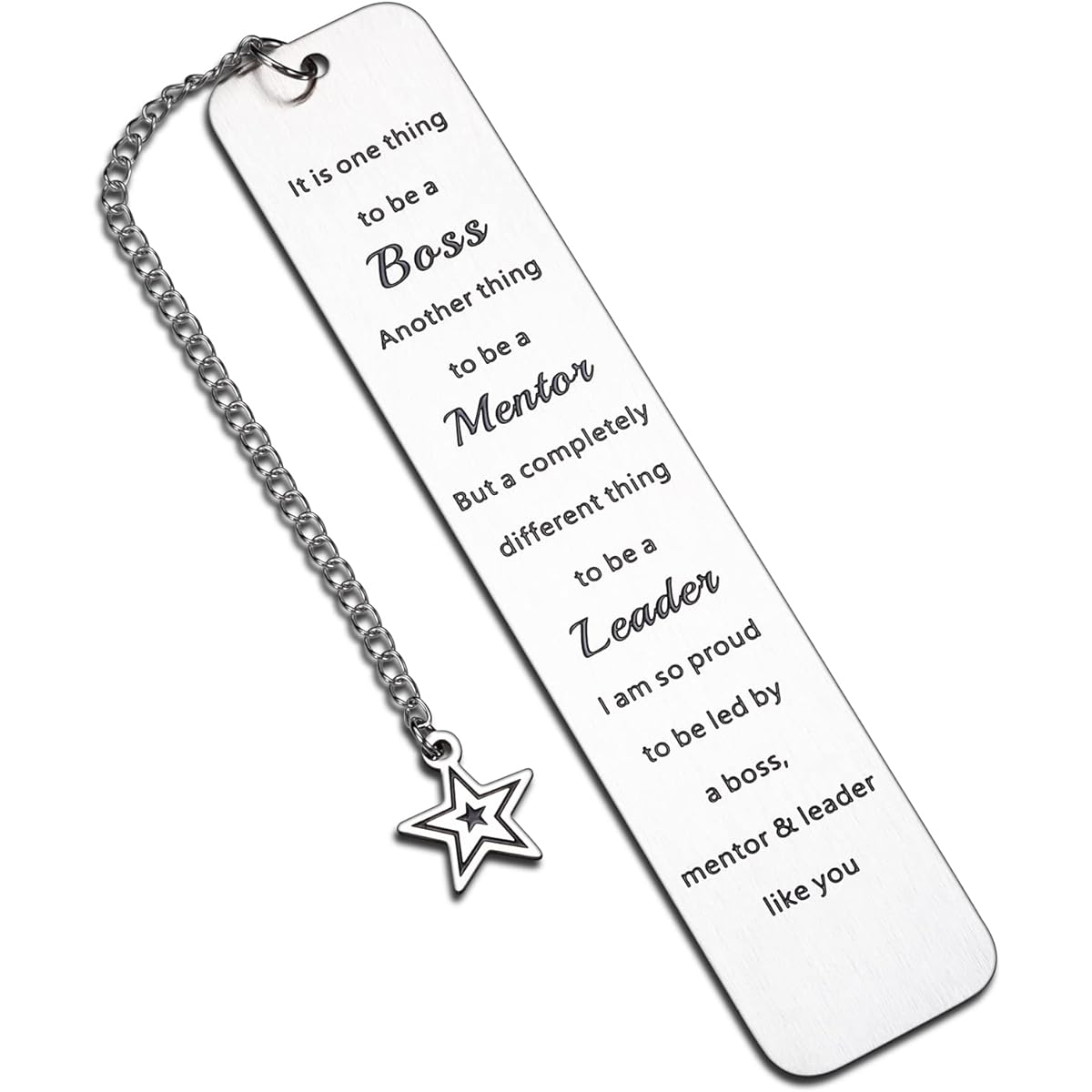 Boss's Day Women Men Office Bookmarks Appreciation Boss Gifts Mentor Supervisor Leader Christmas Birthday Leaving Retirement Gifts Boss Woman Farewell Gifts Friend Him Her