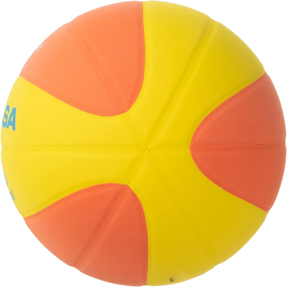 MIKASA Smile Basketball No. 5 (For Elementary School Students) Yellow/Blue/Yellow/Orange Minibus EVA SB5-YBL SB512-YO