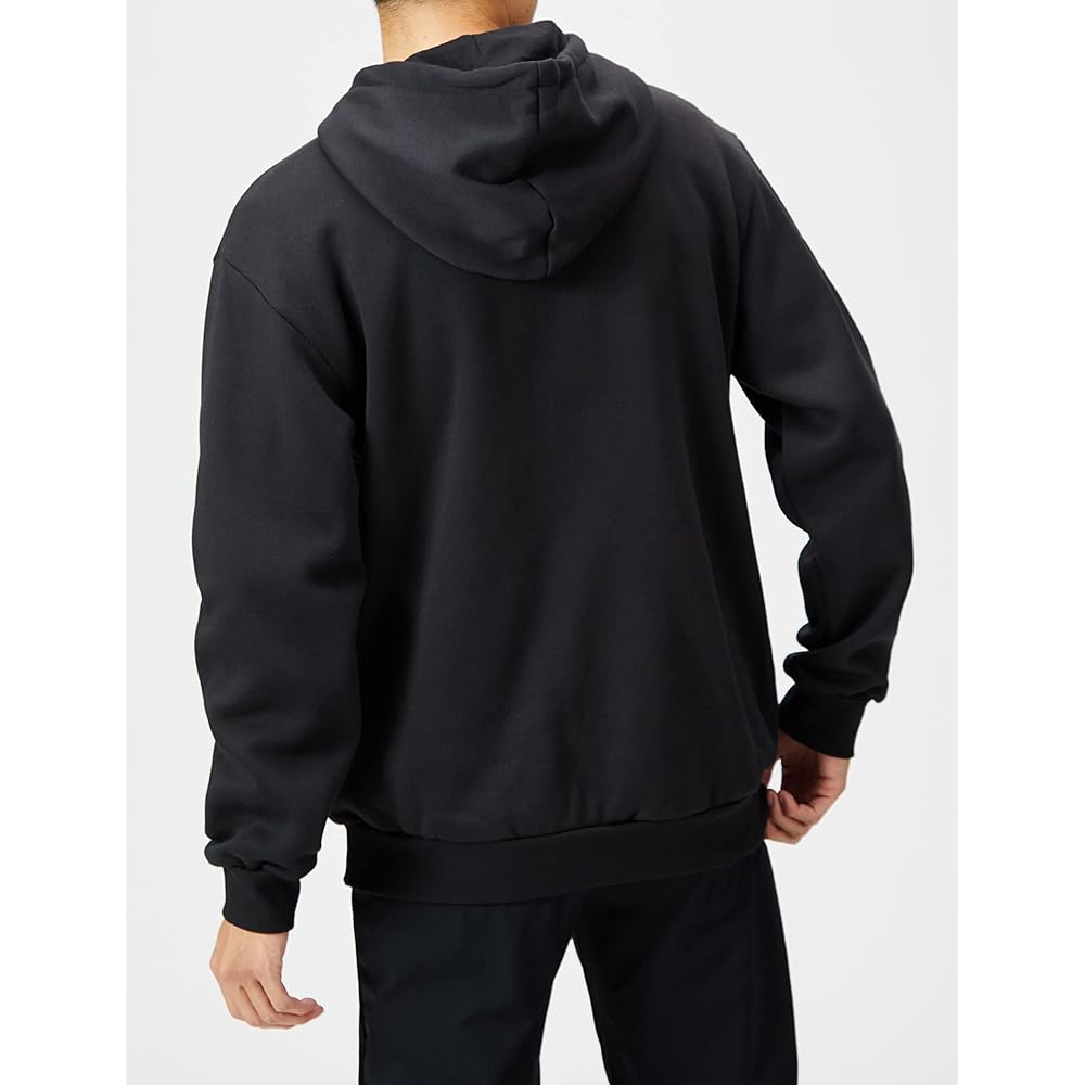 [Adidas] Sweatshirt Hoodie Essentials Giant Logo Fleece Parka IS109 Men's