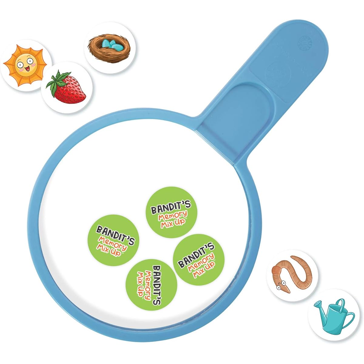 Peaceable Kingdom Bandit's Memory Mixup - Memory Game for Kids - Great for single player, large and small groups - For ages 3 and up.