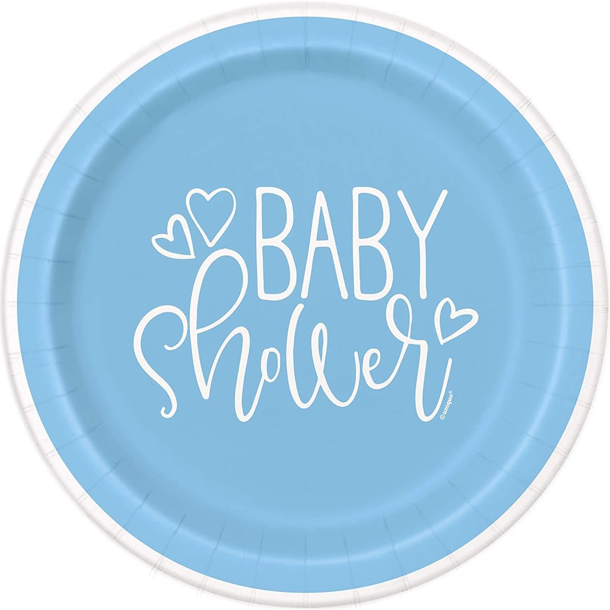 Unique Party 73385 Paper Plate, Blue