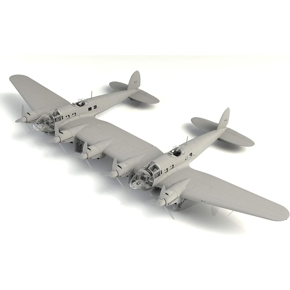 ICM ICM 1/48 Luftwaffe Heinkel He111Z-1 Zwierling Plastic Model 48260