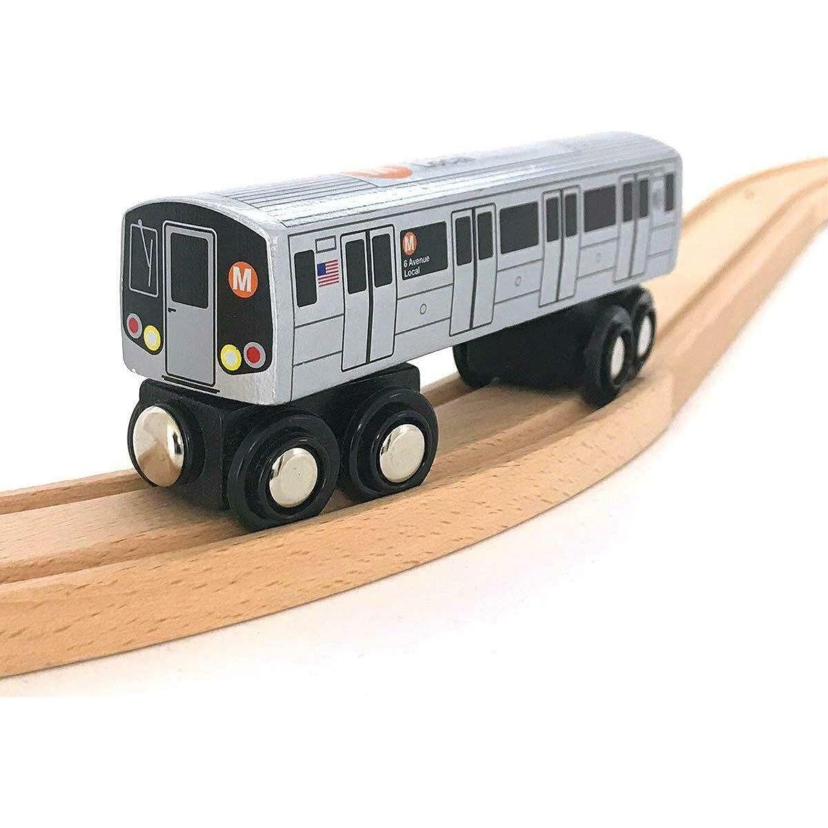 Munipals MP01-110M Wooden Subway M Train NYC MTA Nassau Street Local R160 Car