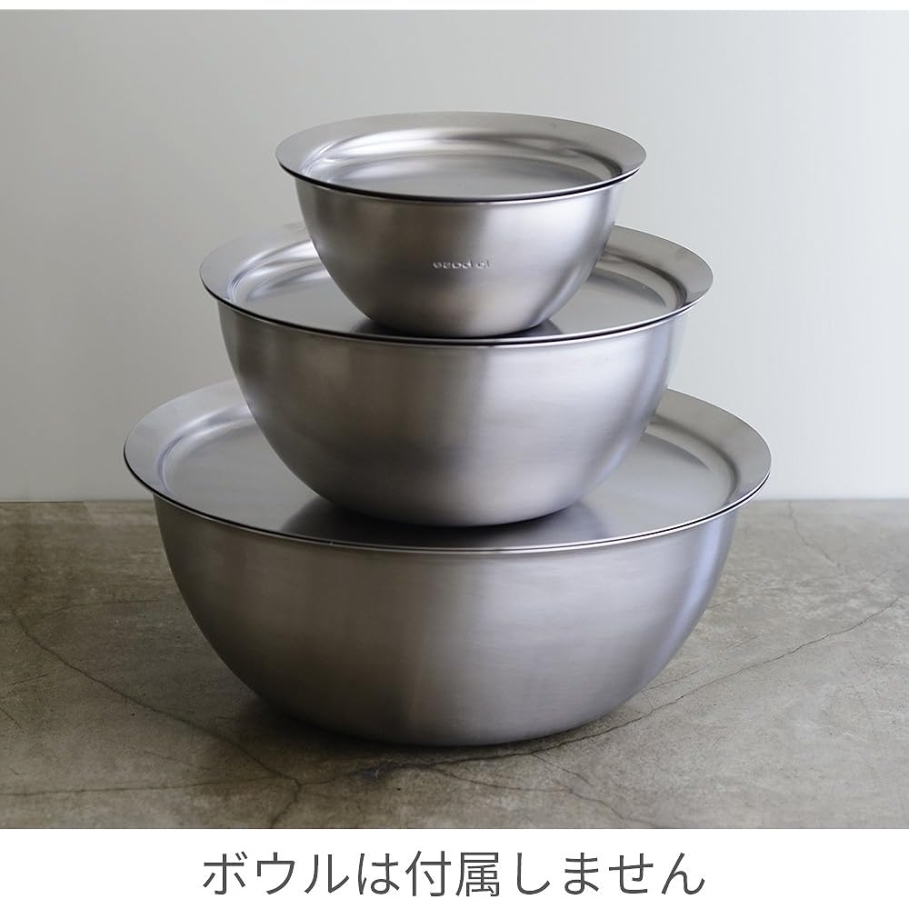 La Base Tsubame Sanjo Stainless Steel Plate Small, Medium, Large 3 Piece Set Made in Japan la base Yoko Arimoto DLM-9692