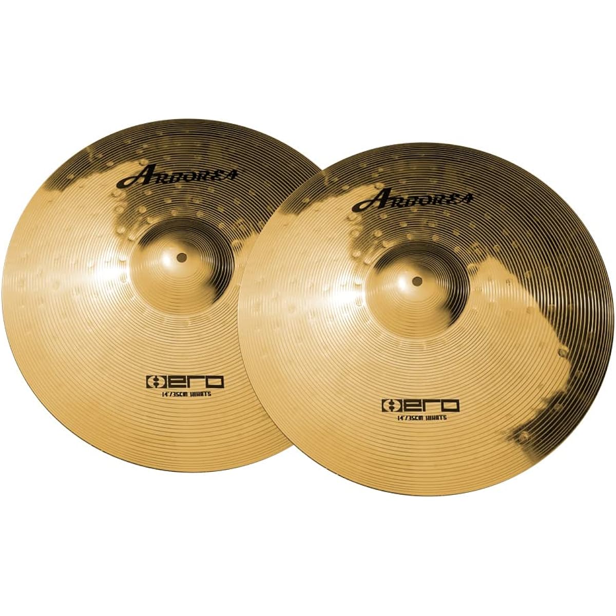 Arborea Cymbal Alloy Cymbal Drum Cymbal Pack 14"/16"/18"/20" Free Plus Cymbal Bag 5 Pieces Drum Cymbals