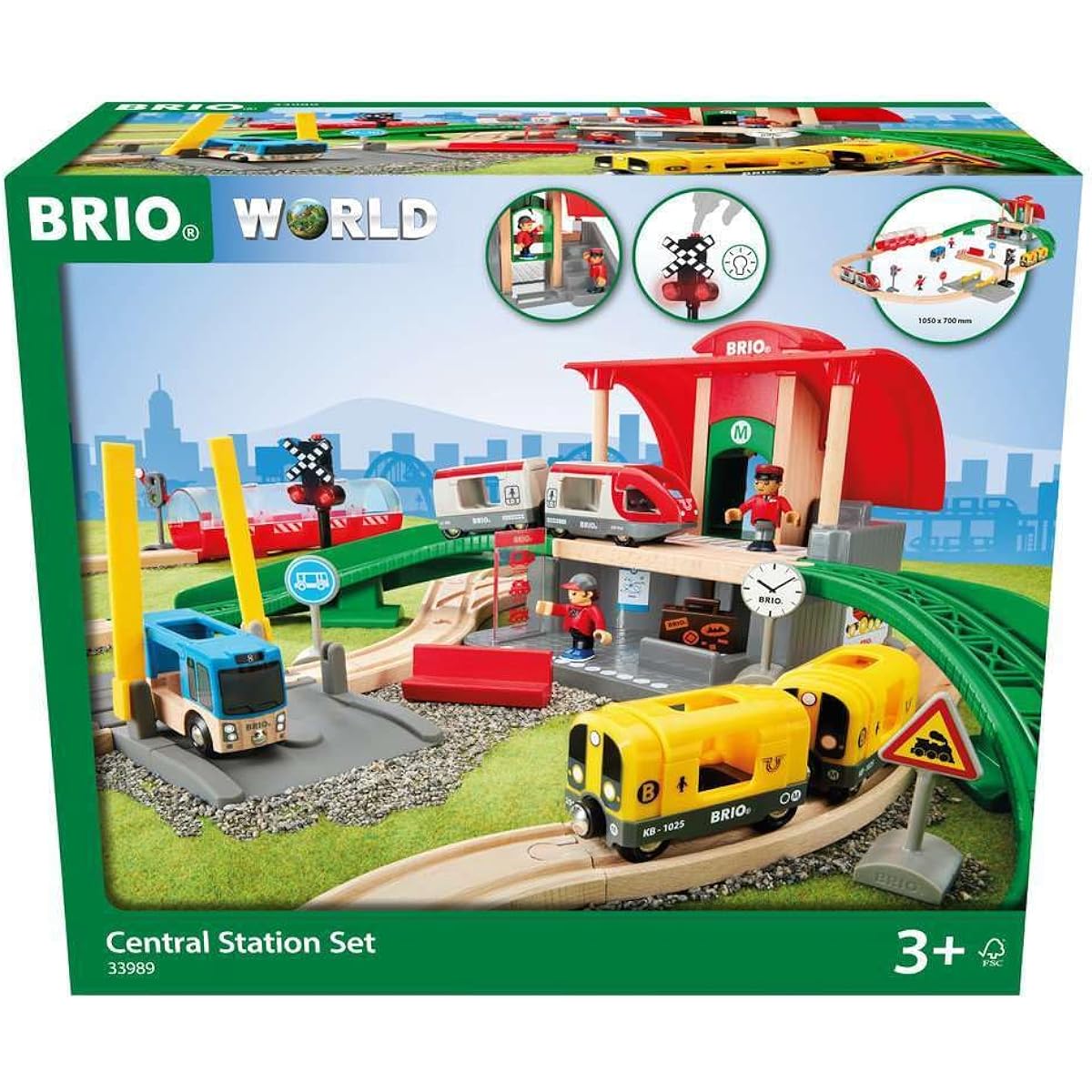 BRIO WORLD Central Station Set 33989 63398900