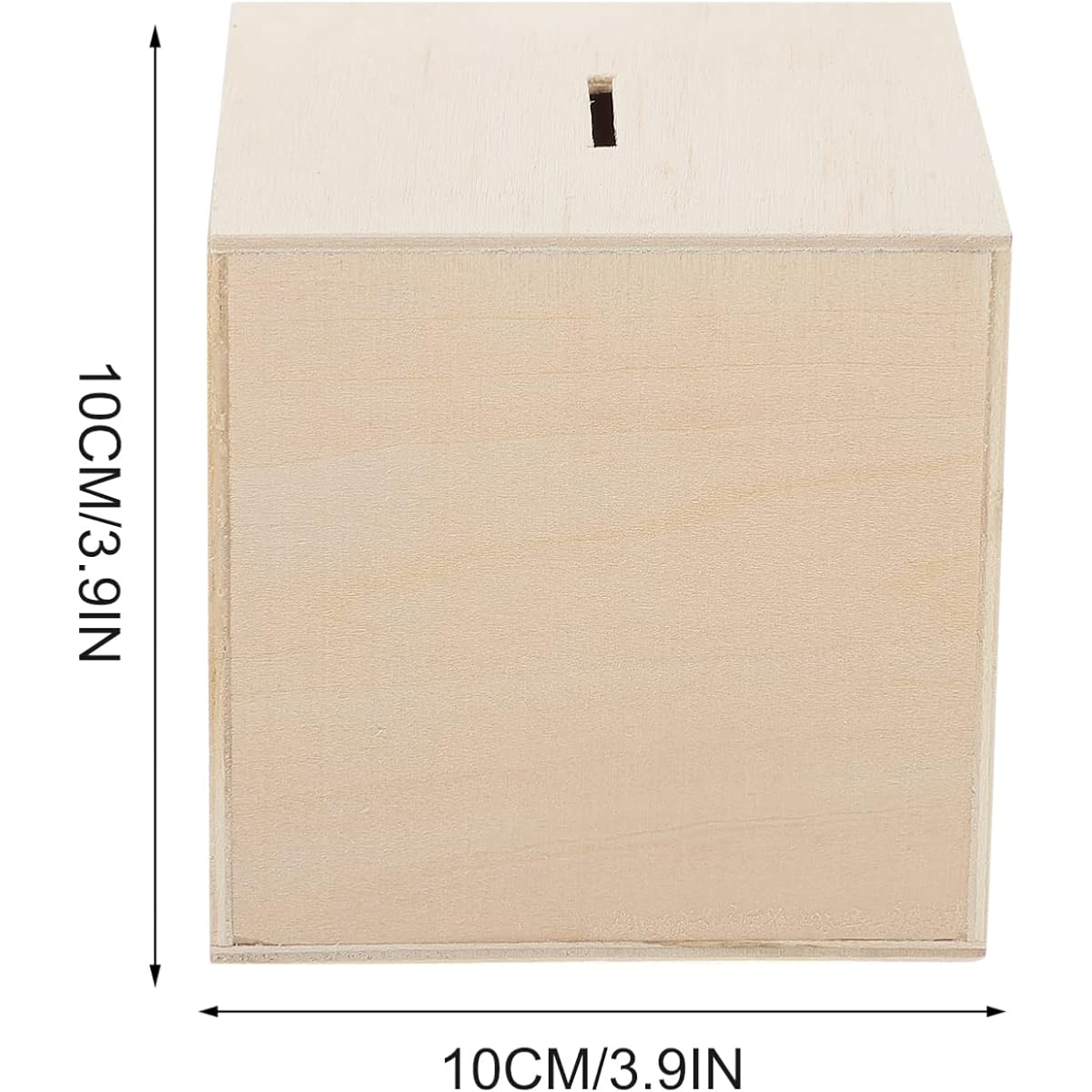 Toyvian 3Pcs DIY Unfinished Wooden Piggy Bank Wood Coin Bank Wood Change Box Paint Decor Assembled Box Craft Kit for Kids Adults Gift Table Decoration