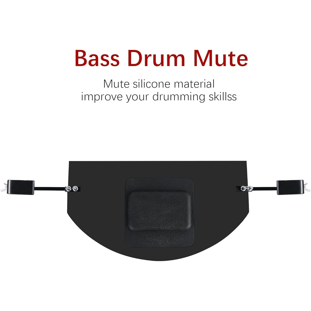 RANMING Mute Pad Drum Set Mute Prepack Double Layer Drum Pad Mute Eliminate Sustain and Effectively Reduce Volume by 90% 10/12/14/16 Inch Bass Drum Mute 1 Piece Cymbal Mute 4 Pieces