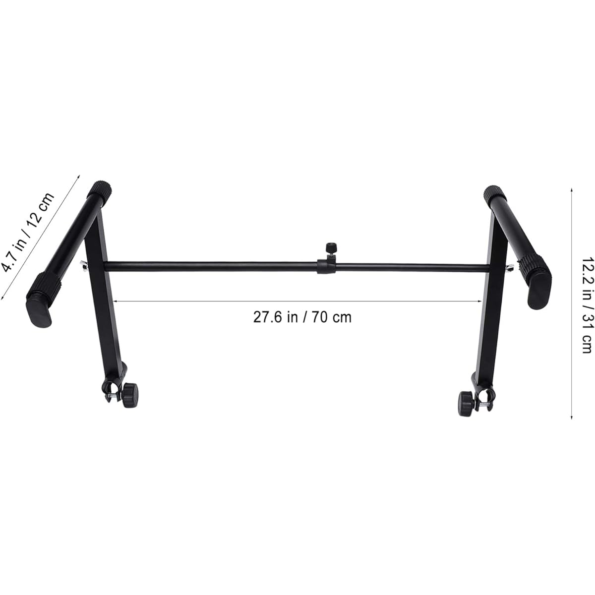 EXCEART Piano Keyboard Stand 1 Set Height Adjustable Electronic Keyboard Holder Electronic Piano Rack Practical Bracket